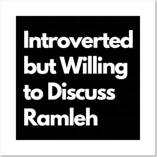 Introverted but Willing to Discuss Ramleh Posters and Art